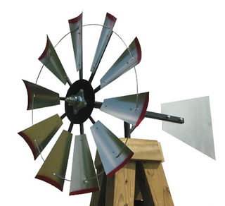 8 Foot Windmill Kit with 30 Inch Head