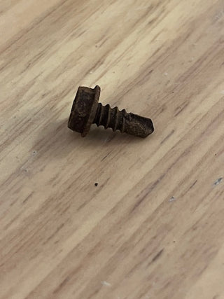 #8 x 1/2 Inch Self Taping Hex Head Screws - Rusty or Silver