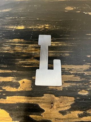 10 Inch Metal Letters and Numbers - Rusty or Natural Steel