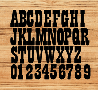 10 Inch Metal Letters and Numbers - Rusty or Natural Steel