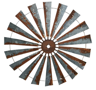 Large 60 Inch Rustic Windmill Decor