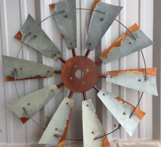 Medium 30 Inch Vintage Windmill Head