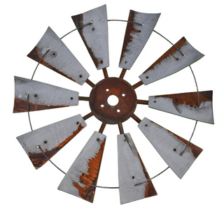 Medium 30 Inch Vintage Windmill Head