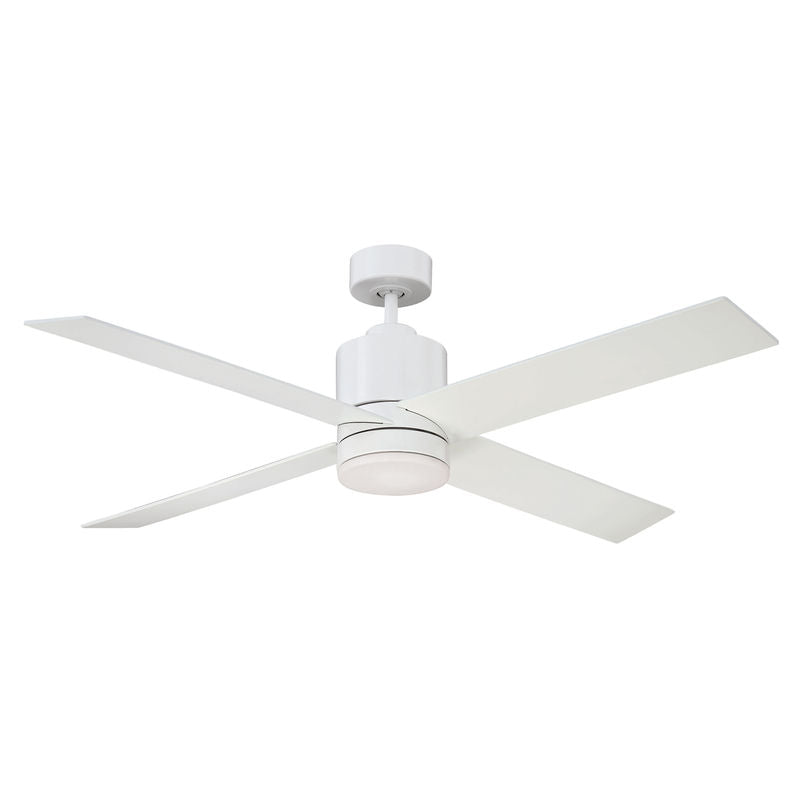 Dayton 52" LED Ceiling Fan in White White
