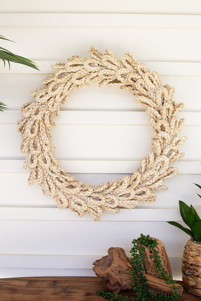 Woven Rope Wreath