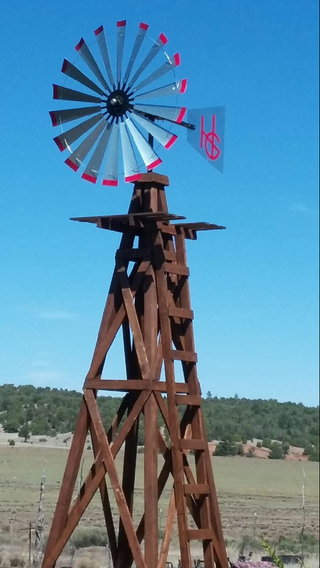 20 Foot Complete Windmill with 60 Inch Head 6X6 WOOD