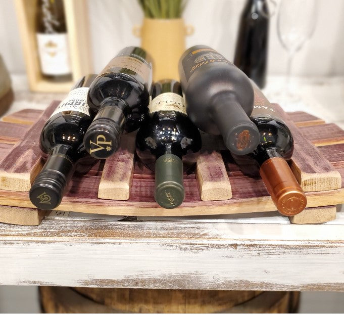 Genuine Wine Barrel Stave Wine Rack
