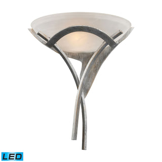 Aurora 18'' High 1-Light Sconce - Tarnished Silver