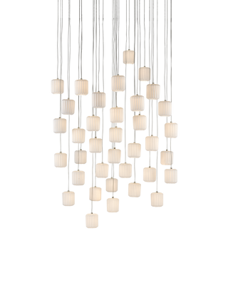 Dove 36-Light Round Multi-Drop Pendant