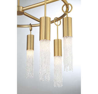 Chelsea 8-Light Chandelier in Warm Brass