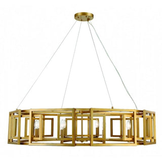 Radcliffe 8-Light Chandelier in Burnished Brass Burnished Brass