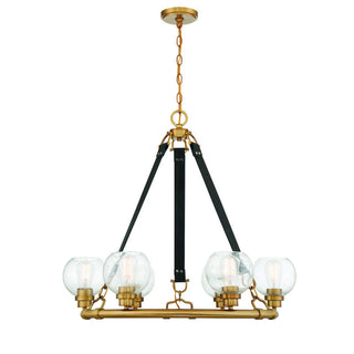 Bozeman 6-Light Chandelier in Warm Brass Warm Brass