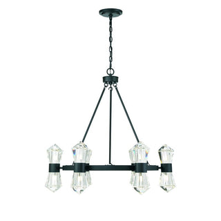 Dryden 12-Light LED Chandelier in Matte Black Matte Black