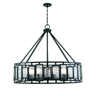 Deandre 10-Light Chandelier in Matte Black Matte Black