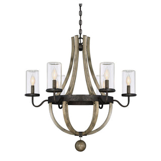 Eden 6-Light Outdoor Chandelier in Weathervane Weathervane