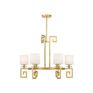 Quatrain 6-Light Chandelier in True Gold True Gold