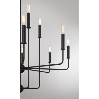 Avondale 12-Light Chandelier in Matte Black