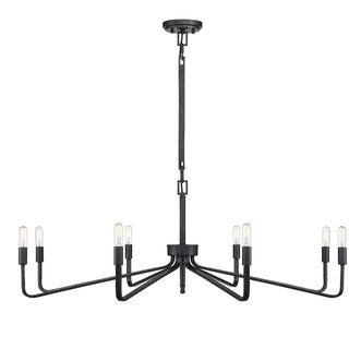 Salem 8-Light Chandelier in Forged Iron Forged Iron