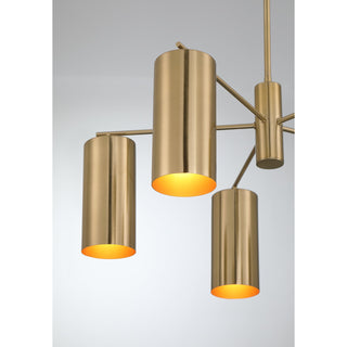 Lio 5-Light Chandelier in Noble Brass by Breegan Jane