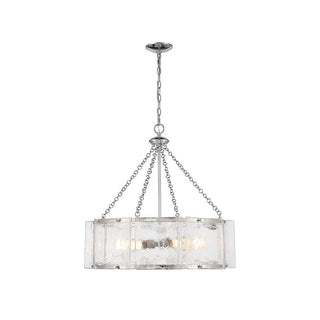 Genry 5-Light Pendant in Polished Nickel Polished Nickel