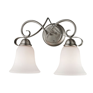 Brighton 15'' Wide 2-Light Vanity Light - Brushed Nickel