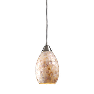 Capri 5'' Wide 1-Light Pendant - Satin Nickel