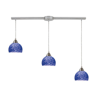 Cira 36'' Wide 3-Light Pendant - Satin Nickel