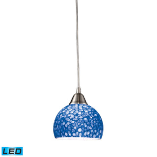 Cira 6'' Wide 1-Light Pendant - Satin Nickel (LED)