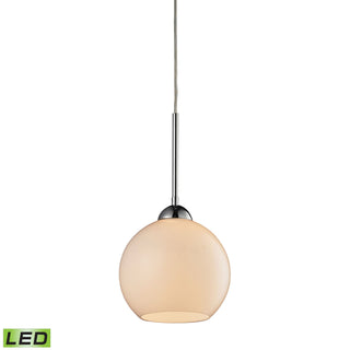 Cassandra 8'' Wide 1-Light Pendant - Polished Chrome (LED)