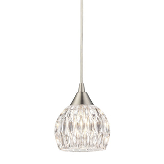 Kersey 5'' Wide 1-Light Pendant - Satin Nickel