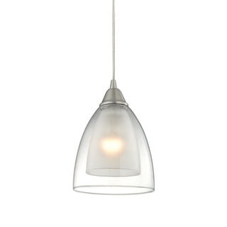 Layers 6'' Wide 1-Light Pendant - Satin Nickel