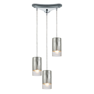 Tallula 12'' Wide 3-Light Pendant - Polished Chrome