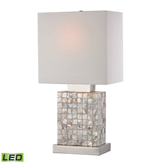 Sterling 17'' High 1-Light Table Lamp - Chrome - Includes LED Bulb