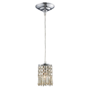 Optix 4'' Wide 1-Light Mini Pendant - Polished Chrome