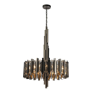 Industrialist 30'' Wide 8-Light Pendant - MatteBlack Nickel