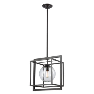 Beam Cage 15.5'' Wide 1-Light Pendant - Oil Rubbed Bronze