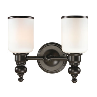 Bristol Way 13'' Wide 2-Light Vanity Light - Oil Rubbed Bronze