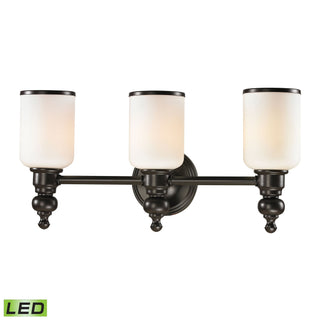 Bristol Way 21'' Wide 3-Light Vanity Light - Oil Rubbed Bronze