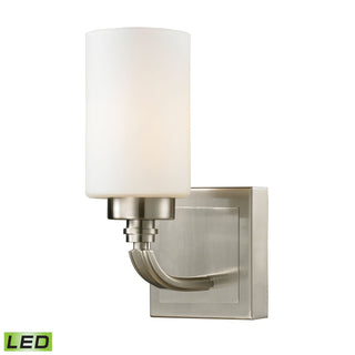 Dawson 10'' High 1-Light Sconce - Brushed Nickel