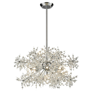 Snowburst 28'' Wide 11-Light Chandeliers - Polished Chrome