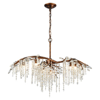 Elia 32'' Wide 6-Light Chandeliers - Spanish Bronze