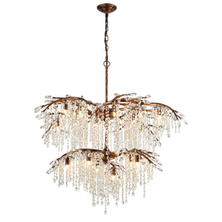 Elia 41'' Wide 18-Light Chandeliers - Spanish Bronze