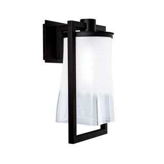 Drape Outdoor Wall Light - Matte Black