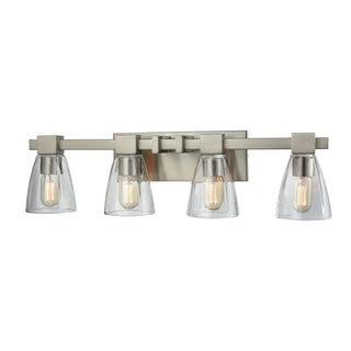 Ensley 28'' Wide 4-Light Vanity Light - Satin Nickel