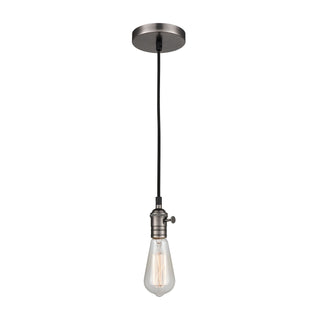 Socket Pendant 3'' Wide 1-Light Mini Pendant - Chrome