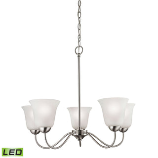 Conway 26'' Wide 5-Light Chandeliers - Brushed Nickel