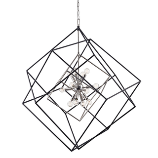 Roundout Chandelier Polished Nickel