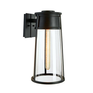 Cone Outdoor Wall Light - Matte Black