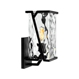 Waterfall Outdoor Wall Mount Light - Matte Black