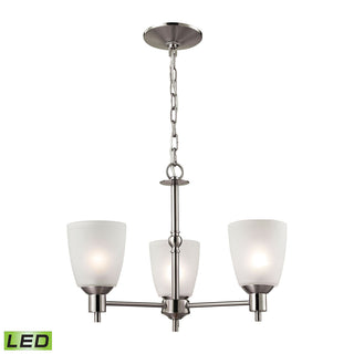 Jackson 20'' Wide 3-Light Chandeliers - Brushed Nickel